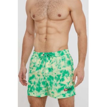 Diesel pantaloni scurti de baie culoarea verde