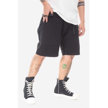 Gramicci pantaloni scurți din bumbac Gadget Short culoarea negru