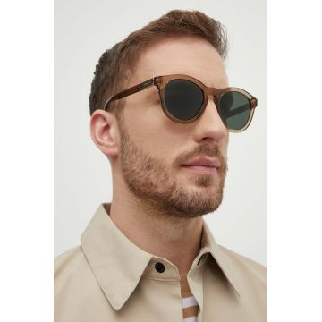 Gucci ochelari de soare barbati, culoarea maro