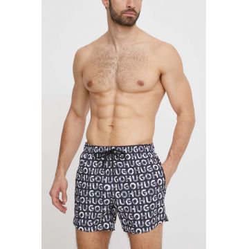 HUGO pantaloni scurti de baie culoarea negru