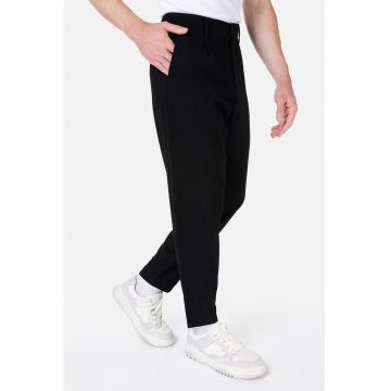 Pantaloni crop striati