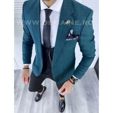 Sacou barbati in carouri slim fit B5021 P18-6.2