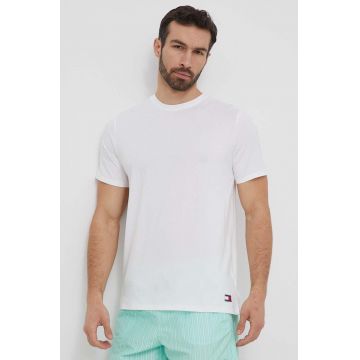Tommy Jeans tricou lounge 2-pack culoarea alb, uni UM0UM03157