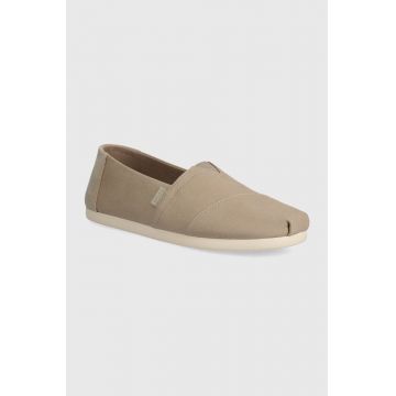 Toms espadrile Alpargata culoarea bej, 10020878