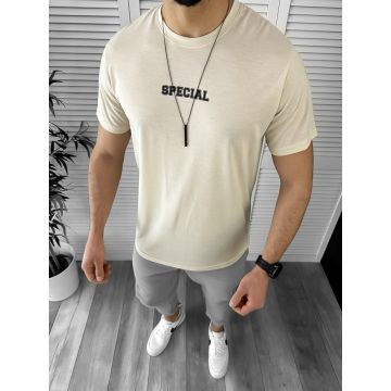 Tricou barbati bej 12450 O3-4.3