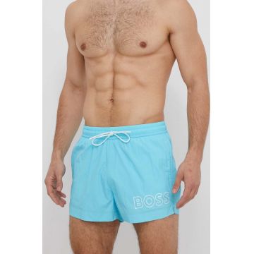 BOSS pantaloni scurți de baie culoarea turcoaz 50469280