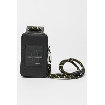 Geanta crossbody cu imprimeu logo - pentru telefonul mobil