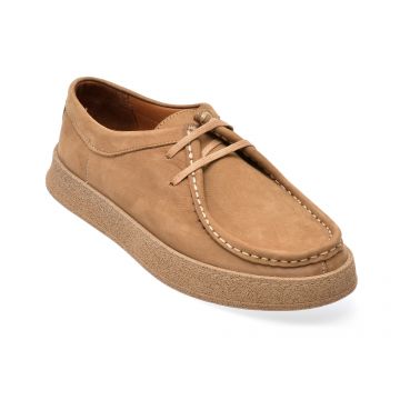 Mocasini casual GRYXX maro, M71802, din nabuc