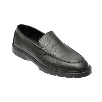 Mocasini casual GRYXX negri, M7225, din piele naturala