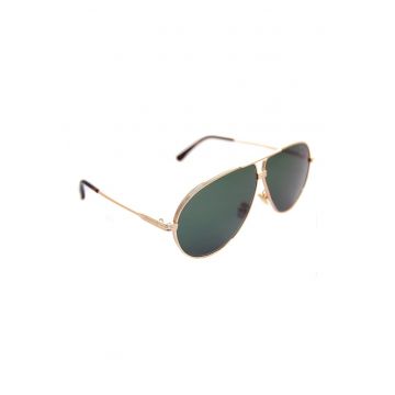 Ochelari de soare aviator cu rama metalica