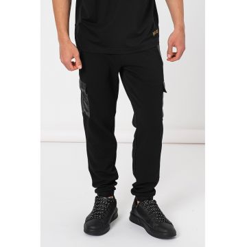 Pantaloni cargo de trening cu snur