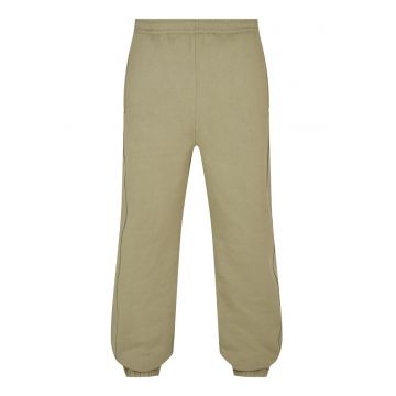 Pantaloni de trening cu model uni si buzunare oblice