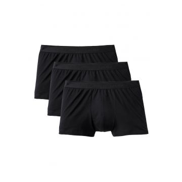 Set de boxeri din amestec de bumbac - 3 perechi - Negru