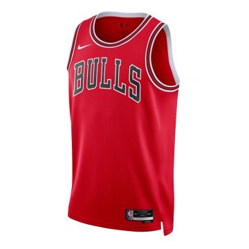 Top cu decolteu rotund pentru baschet - Rosu/Alb