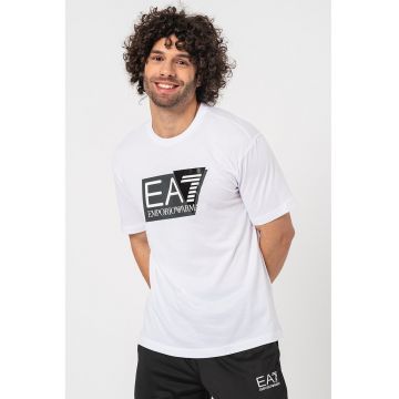 Tricou de bumbac cu imprimeu logo