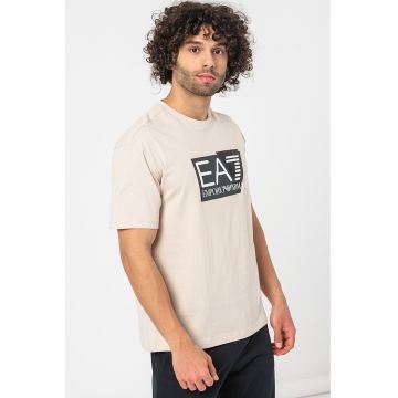 Tricou de bumbac cu imprimeu logo