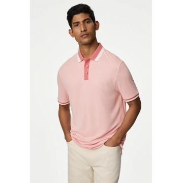 Tricou polo din amestec de modal