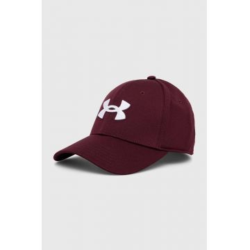 Under Armour sapca culoarea bordo, cu imprimeu