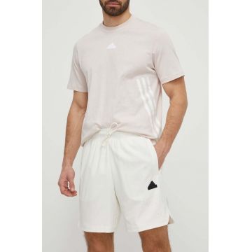 adidas pantaloni scurti barbati, culoarea bej, IP3798