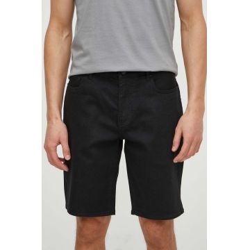 Armani Exchange pantaloni scurti barbati, culoarea negru, 3DZJ65 Z2AAZ