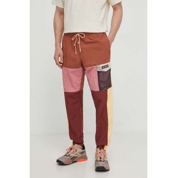 Columbia pantaloni Painted Peak barbati, culoarea maro, cu fason cargo, 2072201