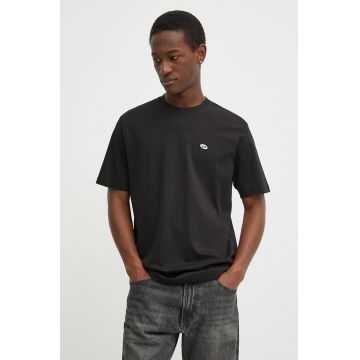 Diesel tricou din bumbac T-JUST-DOVAL-PJ MAGLIETTA bărbați, culoarea negru, uni, A03819.0AIJU