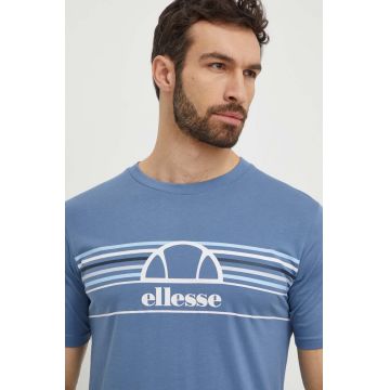 Ellesse tricou din bumbac Lentamente T-Shirt barbati, cu imprimeu, SHV11918