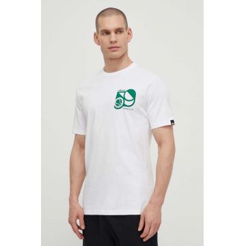 Ellesse tricou din bumbac Sport Club T-Shirt barbati, culoarea alb, cu imprimeu, SHV20273
