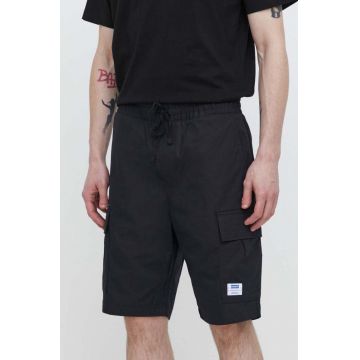 HUGO Blue pantaloni scurți din bumbac culoarea negru 50517924