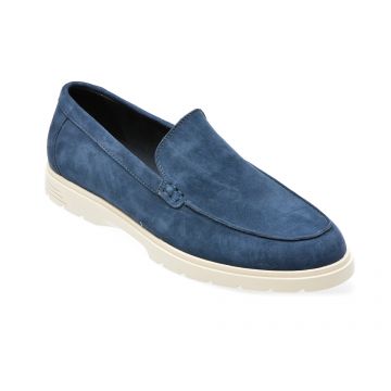 Mocasini casual ALDO bleumarin, 13737387, din piele intoarsa