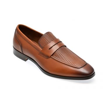 Mocasini eleganti ALDO maro, 13618343, din piele naturala