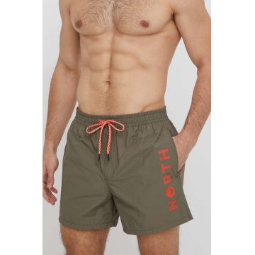 North Sails pantaloni scurti de baie culoarea verde, 673714