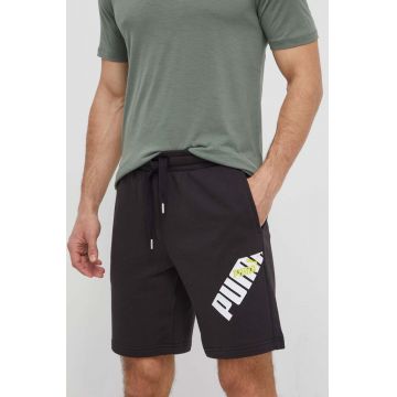 Puma pantaloni scurți POWER bărbați, culoarea negru, 678965