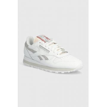 Reebok Classic sneakers din piele Classic Leather culoarea alb, 100074346 Reebok Classic sneakers din piele Classic Leather culoarea alb, 100074346