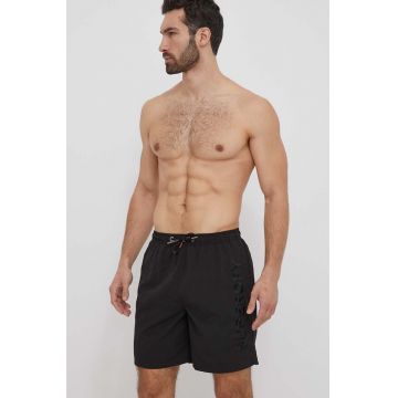 Superdry pantaloni scurti de baie culoarea negru