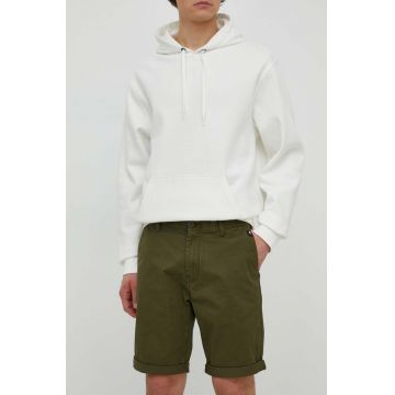 Tommy Jeans pantaloni scurți bărbați, culoarea verde DM0DM18812