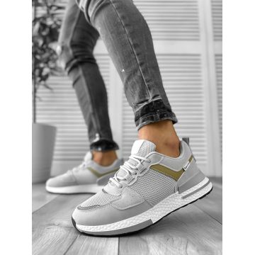 Adidasi barbati casual gri deschis B018 N2-4