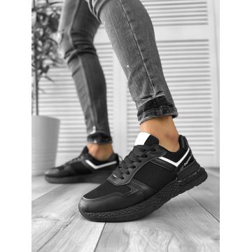 Adidasi barbati casual negri B017