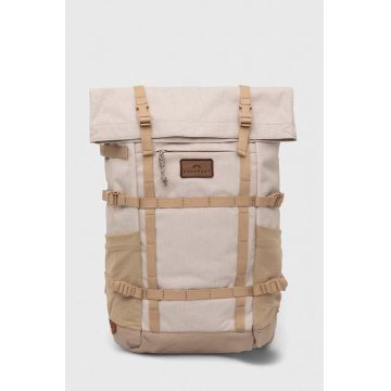 Doughnut rucsac Paratrooper Happy Camper culoarea bej, mare, neted, D374HA-0009