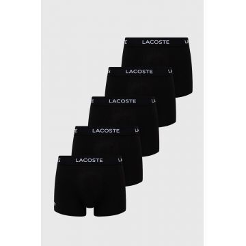 Lacoste boxeri (5-pack) barbati, culoarea negru