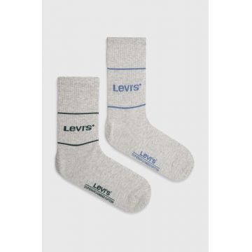 Levi's sosete 2-pack culoarea gri