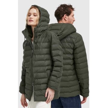 Rains geaca 15810 Jackets culoarea verde, de iarna