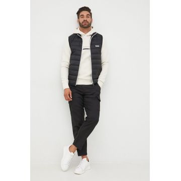 BOSS vestă Athleisure bărbați, culoarea negru, de tranziție 50472473