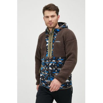 Columbia bluza barbati, culoarea maro, modelator