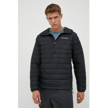 Columbia geacă sport Powder Lite culoarea negru, de tranzitie 1957391-10