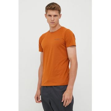 Columbia tricou sport Sun Trek culoarea portocaliu, neted