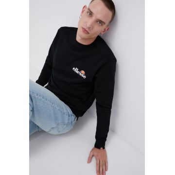 Ellesse Bluză bărbați, culoarea negru, cu imprimeu SHS08784-011