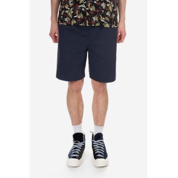 A.P.C. pantaloni scurți din bumbac culoarea bleumarin COGBM.H10129-MARINE