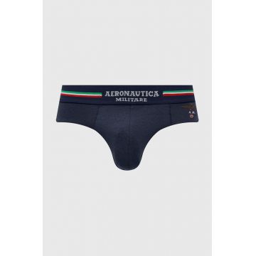 Aeronautica Militare Slip (2-pack) bărbați, culoarea albastru marin