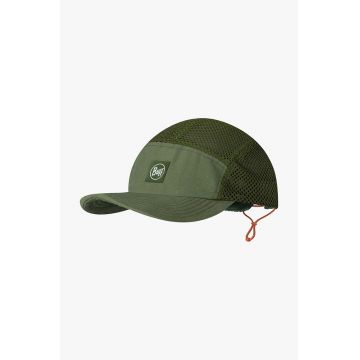 Buff șapcă culoarea verde, cu imprimeu, 133549